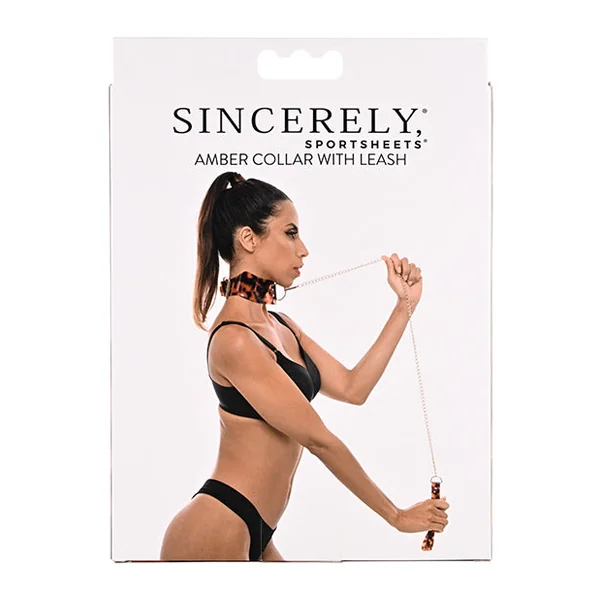 Sincerely Amber Collar & Leash