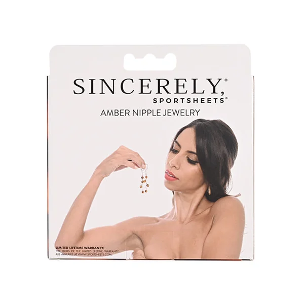 Sincerely Amber Nipple Jewelry