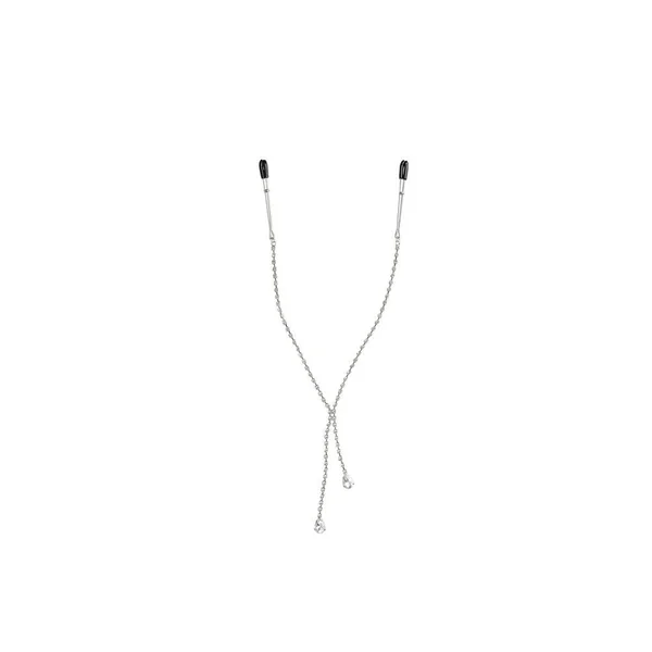 Sincerely by Sportsheets - Teardrop Nipple Clips - Silver