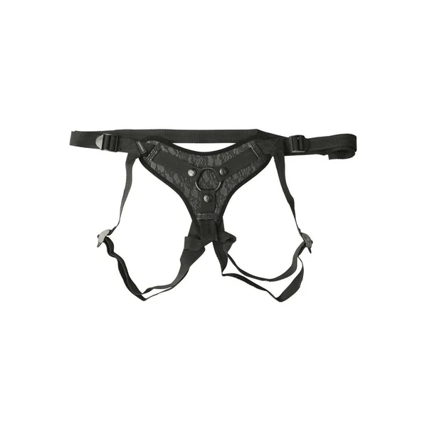 Sincerely Lace Strap-On Harness – Black