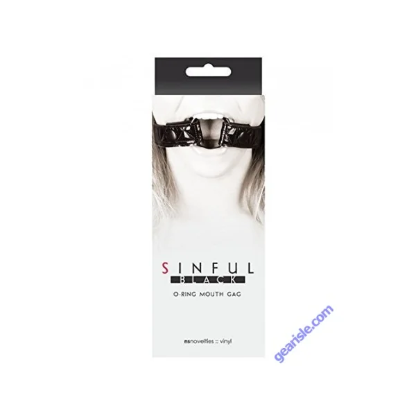 Sinful Black O-Ring Mouth Gag