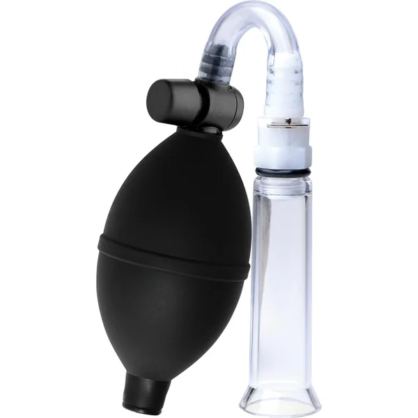 Size Matters Clitoral Pumping System With Detachable Acrylic Cylinder Clear And Black