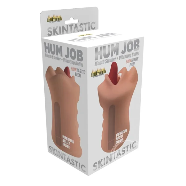 Skinsations Hum Job Mouth Masturbator with Power Bulllet