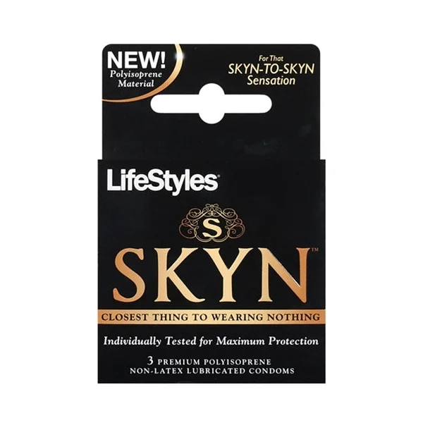 Skyn Original - Non-Latex Lubricated Condoms - 3 Pack