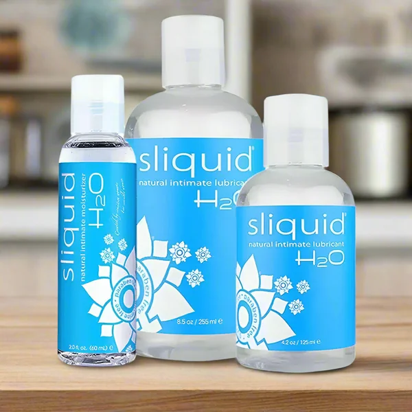 Sliquid Naturals H2O Water Based Lubricant - Various Sizes