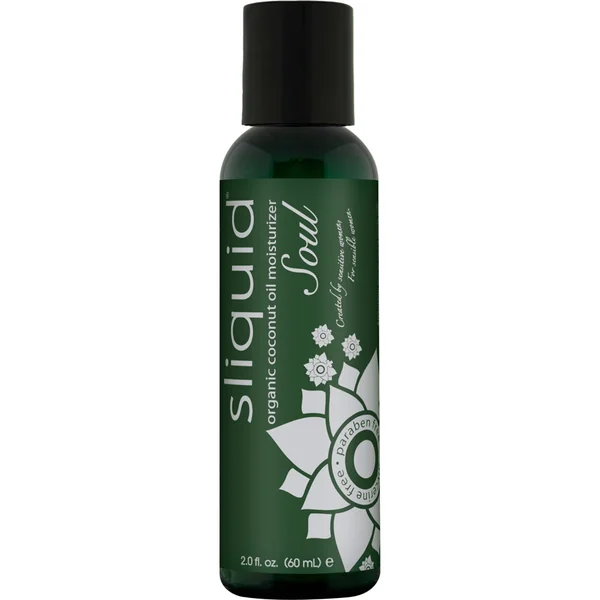 Sliquid Organic Coconut Oil Moisturizer Soul Paraben Free 2 Ounce