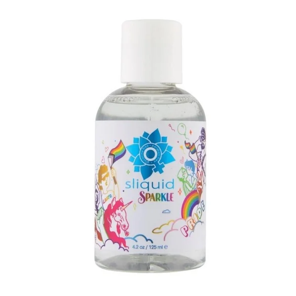 Sliquid Sparkle Pride Water Based Lubricant 4.2oz