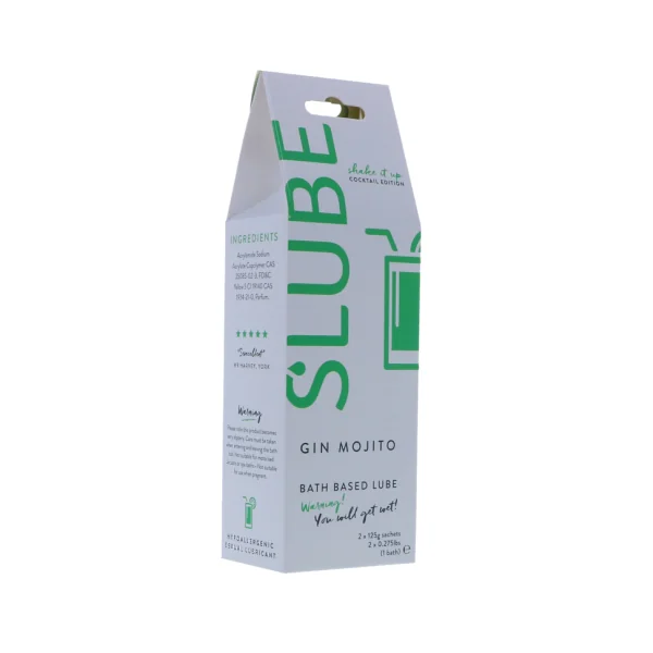 Slube Gin Mojito Water Based Bath Gel 250g