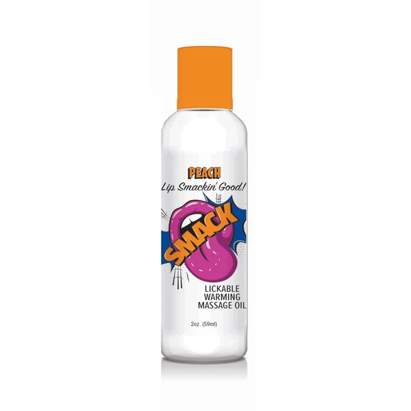 SMACK WARMING MASSAGE OIL PEACH 2OZ