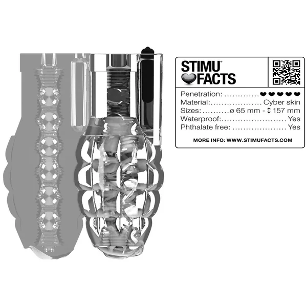Sono No 22 Masturbation Sleeve With Vibrating Bullet Transparent