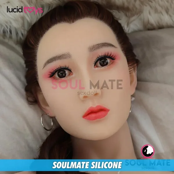 SoulMate Dolls – Silicone Jocelyn Head – Sex Doll Heads – White