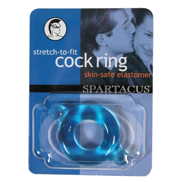 Spartacus Elastomer Cock Ring (Blue)