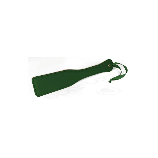 Spartacus Green PU Paddle With Reverse Plush