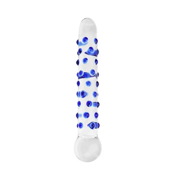 Spectrum Nubby Textured Glass Dildo