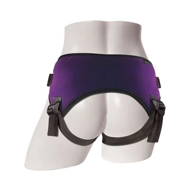 Sportsheets Lush Purple Strap-On Harness with Adjustable Fit