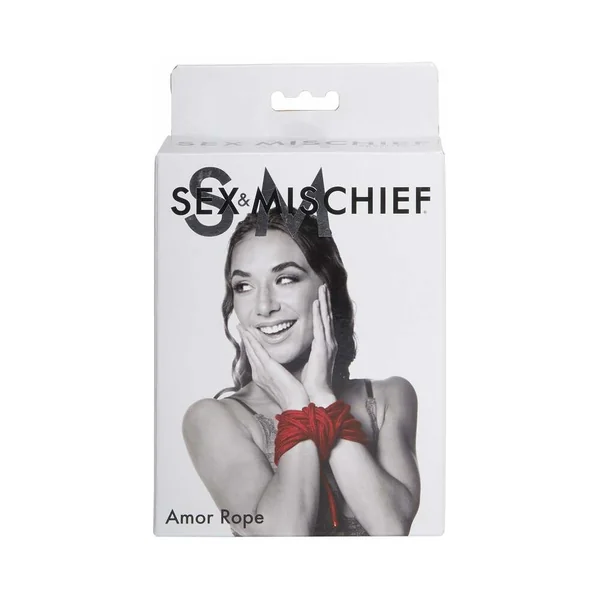 Sportsheets Sex & Mischief Amor Rope 2-Piece 15 ' (30 ' Total) Red