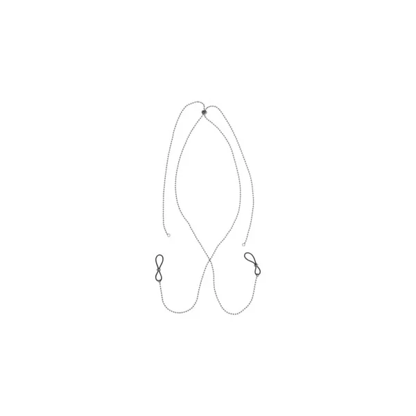 Sportsheets Sex & Mischief Ex's & Oh's Body Jewelry with Nipple Ties