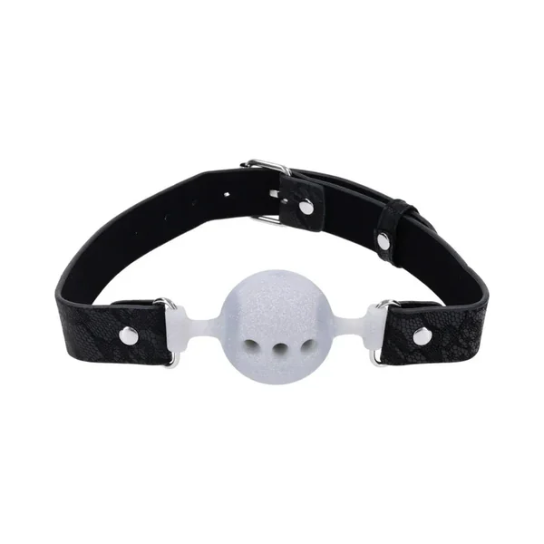 Sportsheets Sex & Mischief Lace Silicone Breathable Ball Gag