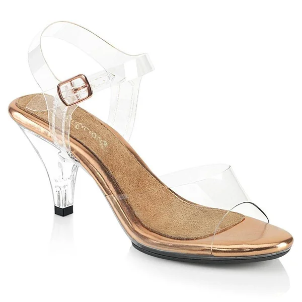 SS-BELLE-308 Sandal | Clear Vinyl