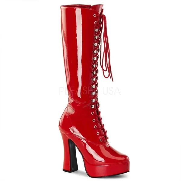 SS-ELECTRA-2020 Platform Boot | Red Patent