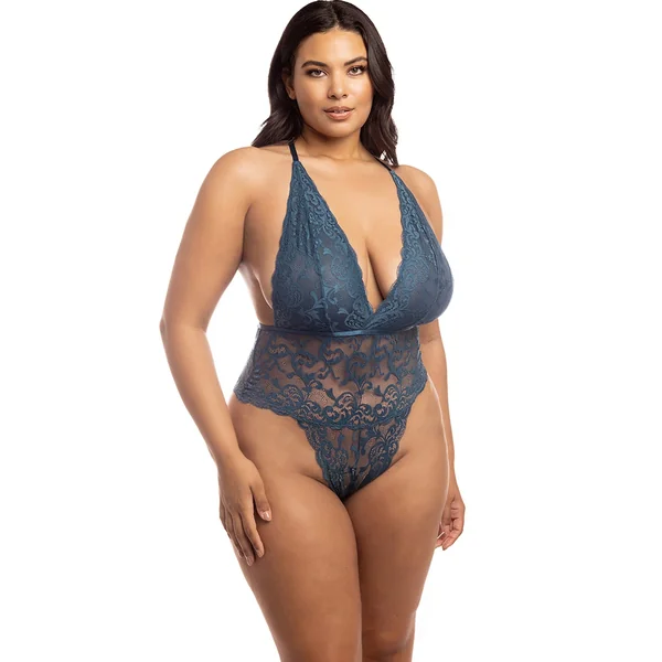 SS-High Leg Galloon Lace Teddy