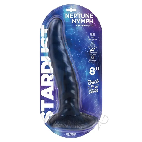 Stardust Neptune Nymph Silicone Dildo - Purple