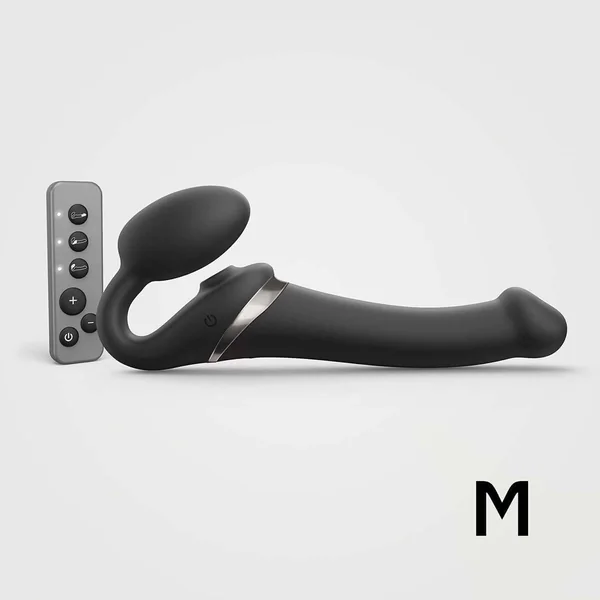 Strap-On-Me Multi Orgasm Bendable Strapless Strap-On Black Medium