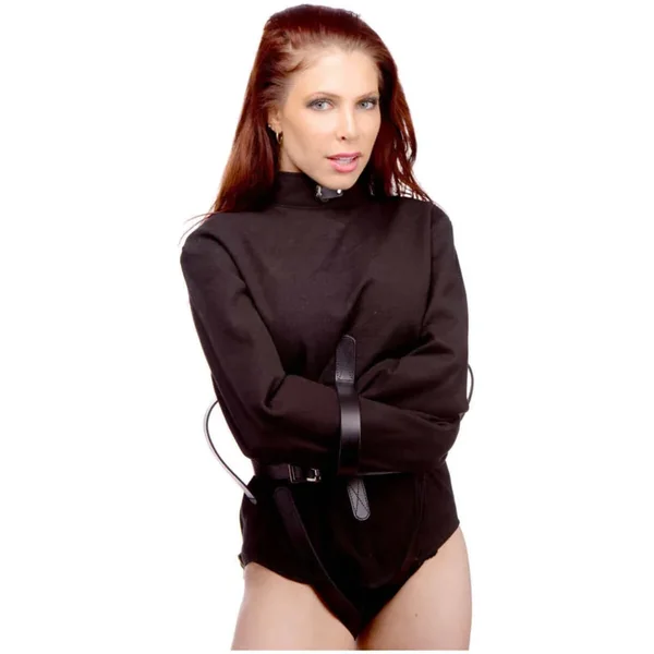 Strict Leather Black Canvas Straitjacket- Medium