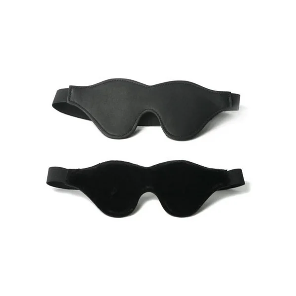 Strict Leather Black Fleece Lined Blindfold