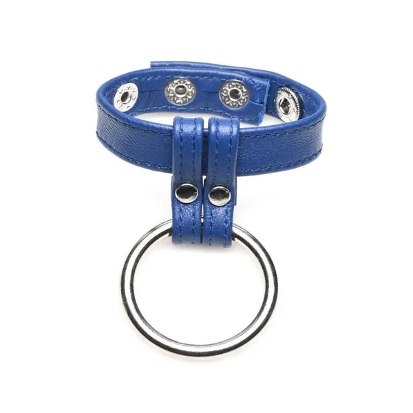 Strict Leather Cock Gear Leather and Steel Cock and Ball Ring