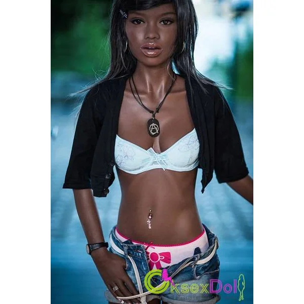 Stylish TPE Ebony Sex Doll Cristina