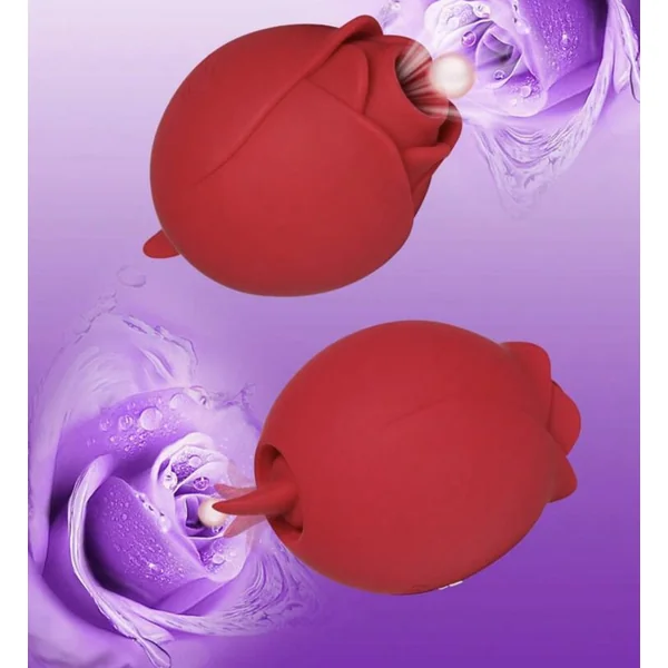 Sucking Rose-Tongue Vibrator For Woman