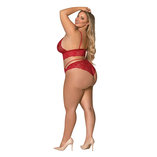 Sugar & Spice Bra & Panty Red QN