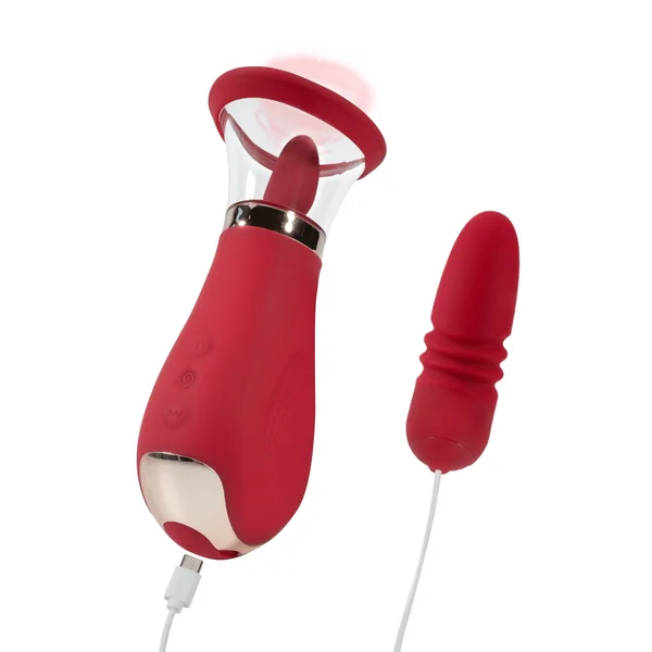 Sunlit Bloom Sucking & Thrusting Vibrator