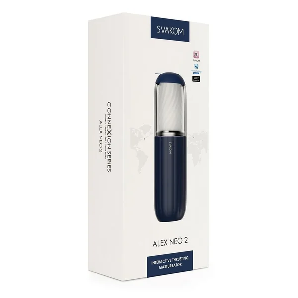 Svakom Alex Neo 2 Interactive Thrusting Rechargeable Masturbator
