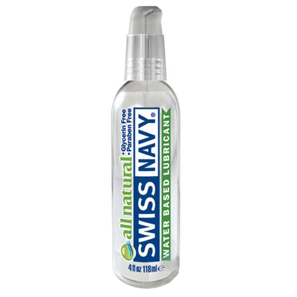 Swiss Navy All Natural Water Based Lubricant 4 oz.