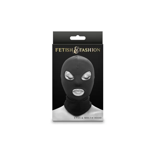 Taboo Eyes&Mouth Hood Black