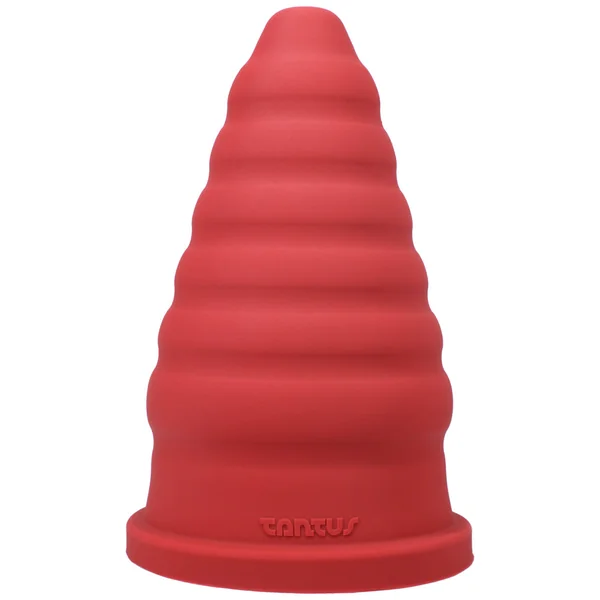 Tantus Cone Ripple - True Blood Red