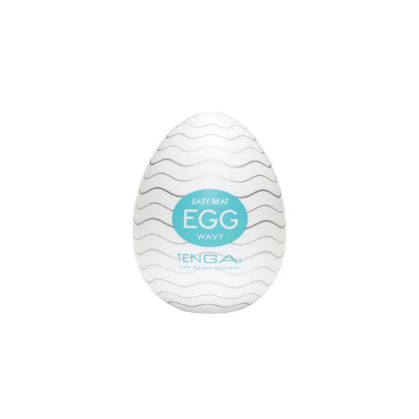 Tenga - Egg - Wavy Textured Egg Masturbator