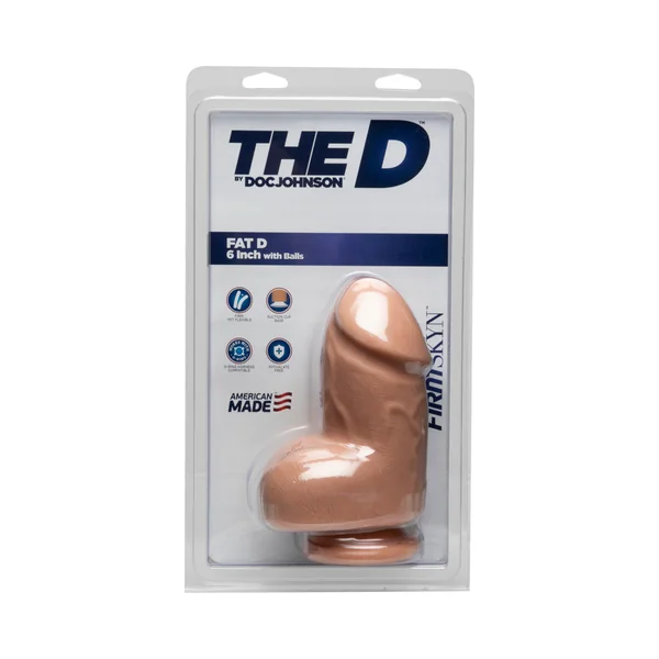 The D - Fat D - 6 inches w/ Balls - FIRMSKYN Vanilla