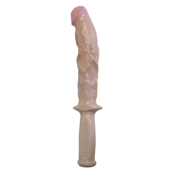 The Hard Rammer Dildo with Handle – Vanilla