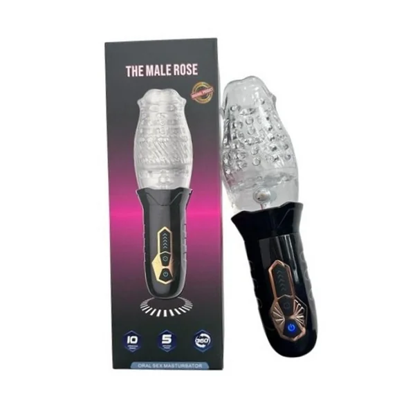 The Male Rose Rechargeable Rotating Masturbator