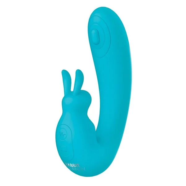 The Rabbit Company The Internal Rabbit Rechargeable Silicone Vibrator – Blue