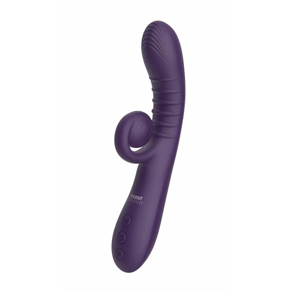 The Rabbit Company The Rolling Rabbit Rechargeable Silicone Vibrator – Purple