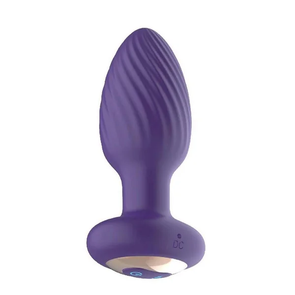 The Royal Rotating Anal Plug Rechargeable Silicone with Remote