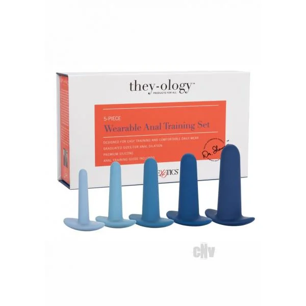They-ology Wearable Anal Trainer Set - 5 Piece Set