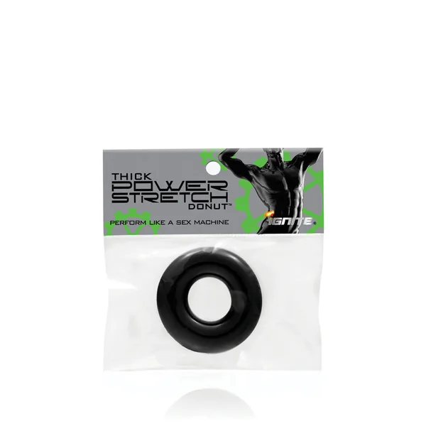 Thick Power Stretch Donuts - Black