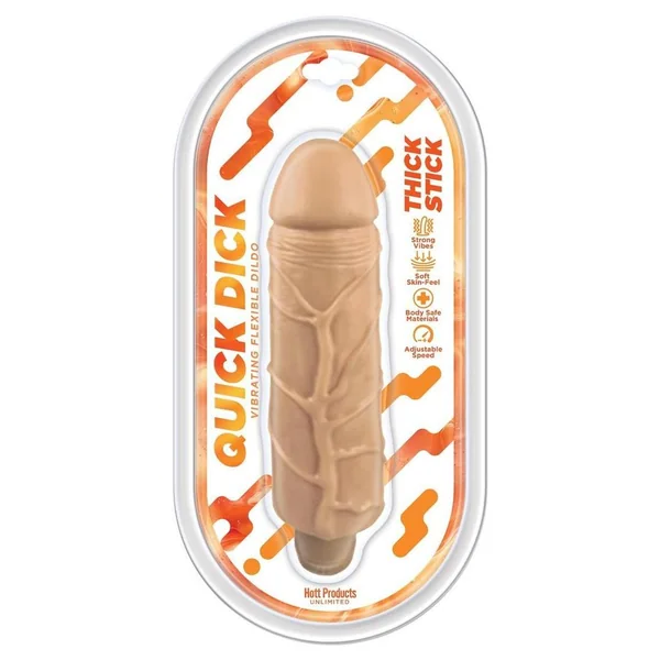 Thick Stick Quick Dick Vibrating Flex Dildo