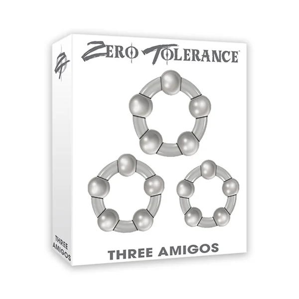 Three Amigos Cock Ring Set Of 3