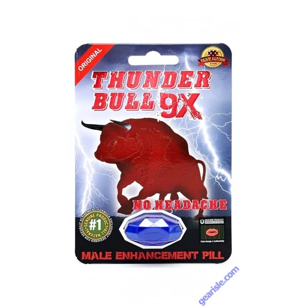 Thunder Bull 9X Triple Maximum Max Power Enhancement Pill